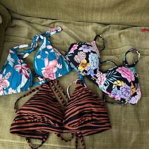 Multiple bikini tops